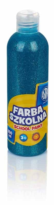 Vopsea Astra School 250 ml sclipici turcoaz (301217040)