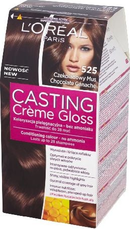 Vopsea de par, Casting, Creme Gloss, Nr. 525, Mousse de ciocolata