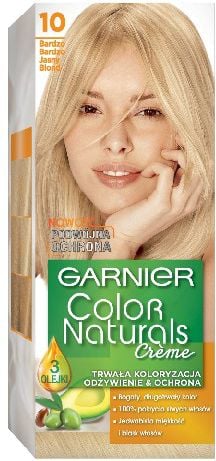 Vopsea de par Garnier Color Naturals, 10 Blond Natural Deschis
