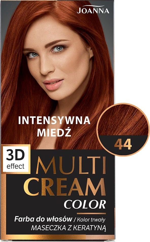 Vopsea de par Joanna Multi Cream Color, Nr. 44, Rosu