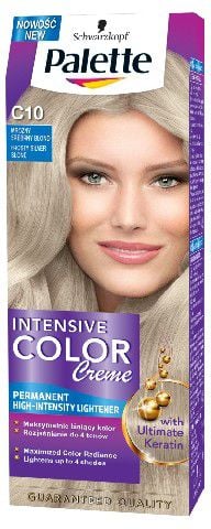 Vopsea de par permanenta Palette Intensive Color Cream C10 Blond Argintiu Artic, 110 ml