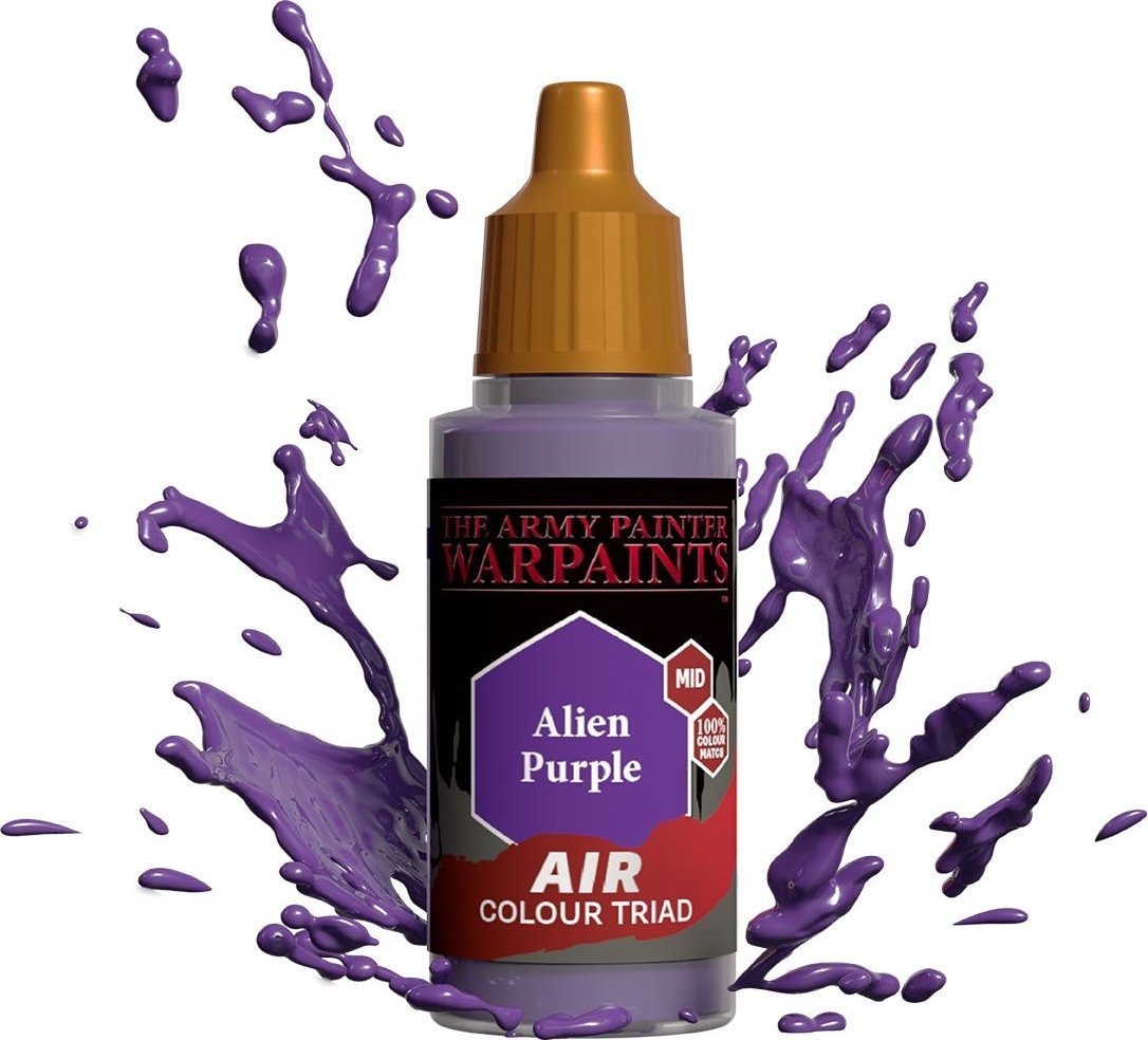 Vopsea Warpaints Air, The Army Painter, Pentru miniaturi, Alien Purple, 18 ml