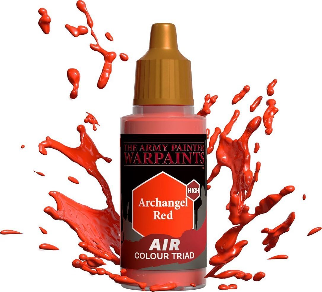 Vopsea Warpaints Air, The Army Painter, Pentru miniaturi, Archangel Red, 18 ml