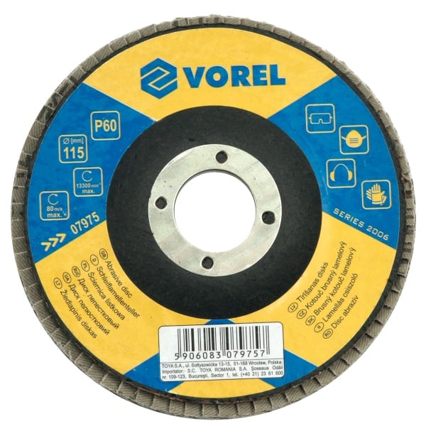 Disc abraziv Vorel P100 125 mm