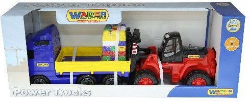 Wader Truck cu rampa + stivuitor - 36858