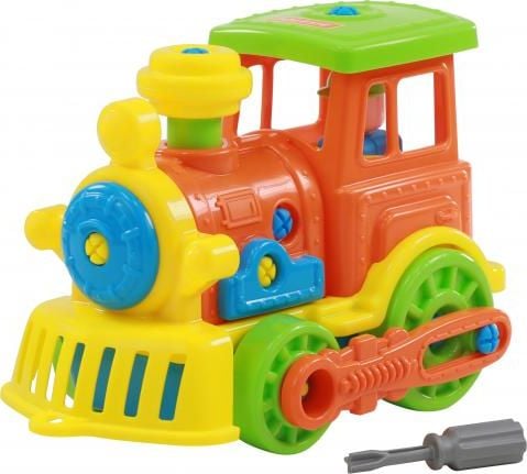 Locomotiva demontabila , Polesie , 28x16x18 cm , Robentoys