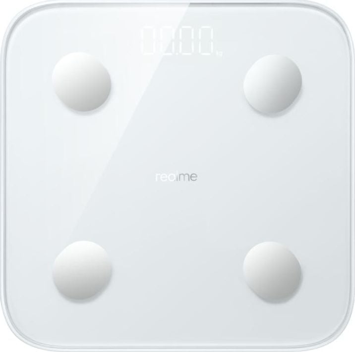 Cantare corporale - Cântar de baie Realme Smart (RMH2011),Electronic,Capacitate maximă
150 kg,4 x AAA,
alb,
Sticlă