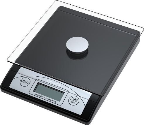 Cantare de bucatarie - Cantar electronic bucatarie, GENIE, 3623 EDS, 5 kg, display LCD, negru
