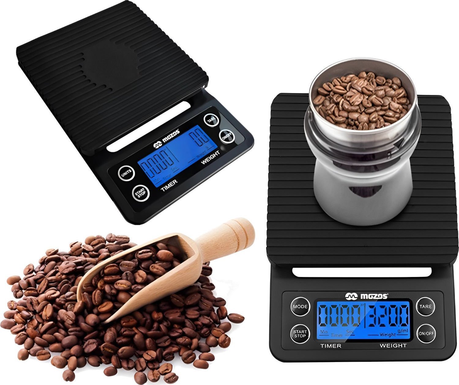 Waga kuchenna Mozos MOZOS CAFFE waga elektroniczna do kawy ze stroperem
