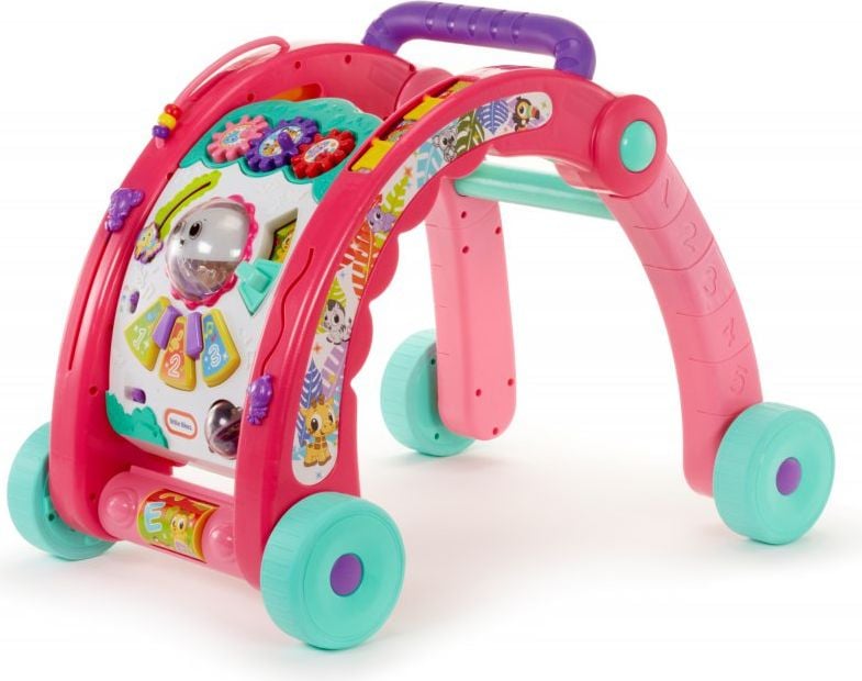 Walker 3 în 1 Little Tikes și masă de activități roz ( 643095 )