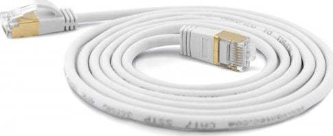 Wantec SSTP CAT7 Patch Cable Ste. CAT6a d=4mm 7.00m greutate