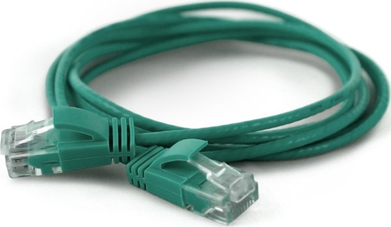 Wantec Wantec cablu patch UTP CAT6a d=2.8mm 0.10m verde