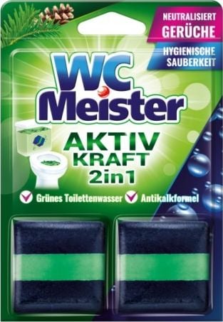 Kostka do WC Meister zielony leśny 2szt