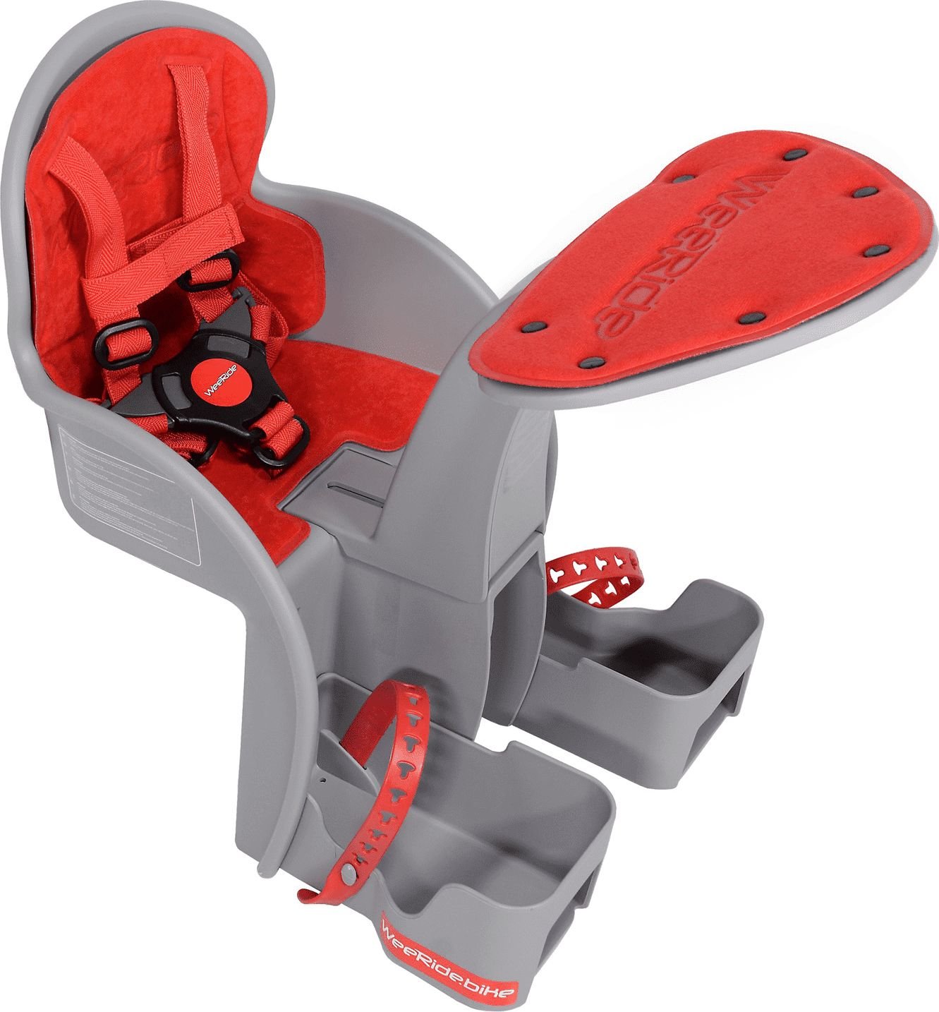 WeeRide Safe Front Classic RED - scaun de bicicletă, versiunea EUR EAN 0016751980720