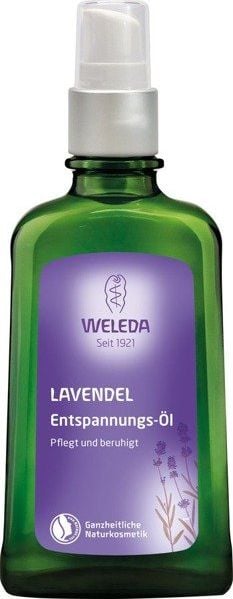 Ulei de masaj relaxant cu lavanda, Weleda, cu pompita, 100ml