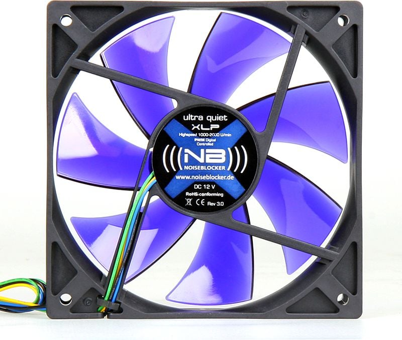 Ventilator PC Noiseblocker L-XLP, BlackSilent Fan XL-P, 31 dBA