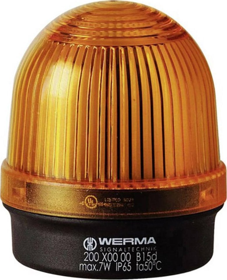 Werma Semafor galben 12-240V AC/DC fix IP65 200.300.00