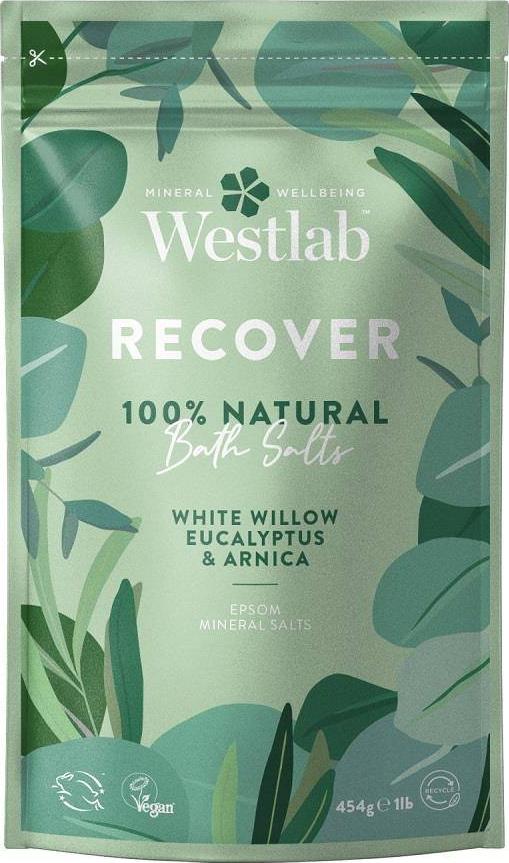 Westlab WESTLAB_Recover regeneratoare sare de baie White Willow & Eucalipt & Arnică 454g