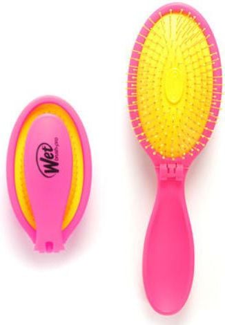 Wet Brush NEON POP FOLD perie de păr roz galben (BWP824NPKP)