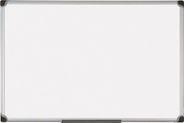 Whiteboard magnetic cu rama din aluminiu Bi-silque 180 x 90 cm