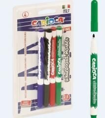 Markere - Whiteboard marker Carioca, 4 buc/set