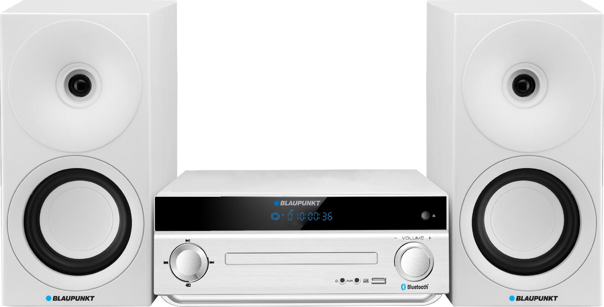 Sisteme audio - Microsistem Blaupunkt MS30BT Edition, 2x20W, CD player, Bluetooth, FM radio, USB , Alb