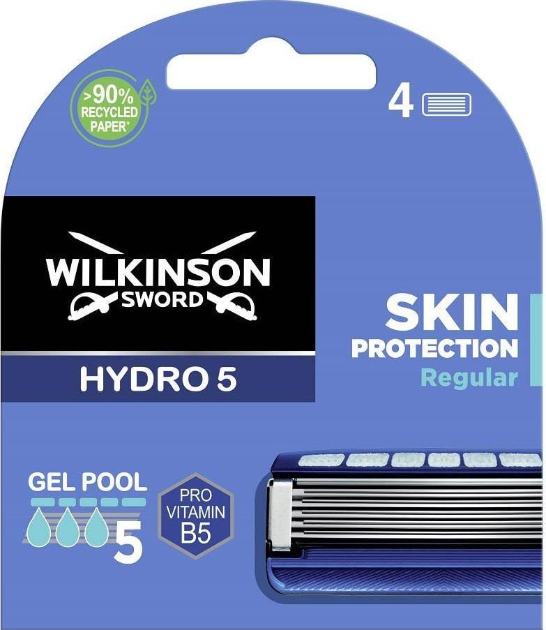 Wilkinson Hydro 5 Protecția pielii Lame de ras de schimb obișnuite pentru bărbați 4 buc