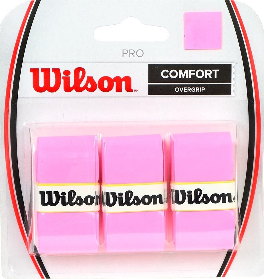 Wilson Owijka Wilson Pro Comfort Overgrip roz mai mult Wilson Owijka Wilson Pro Comfort Overgrip roz 3 bucăți WRZ4014PK Wilson Owijka Wilson Pro Comfort Overgrip roz 3 bucăți WRZ4014PK este un pachet cu 3 overgripuri roz de la Wilson, perfecte pent
