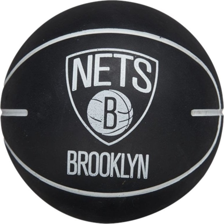 Wilson Wilson Dribbler NBA Brooklyn Nets Mini Minge WTB1100PDQBRO Negru Mărime unică