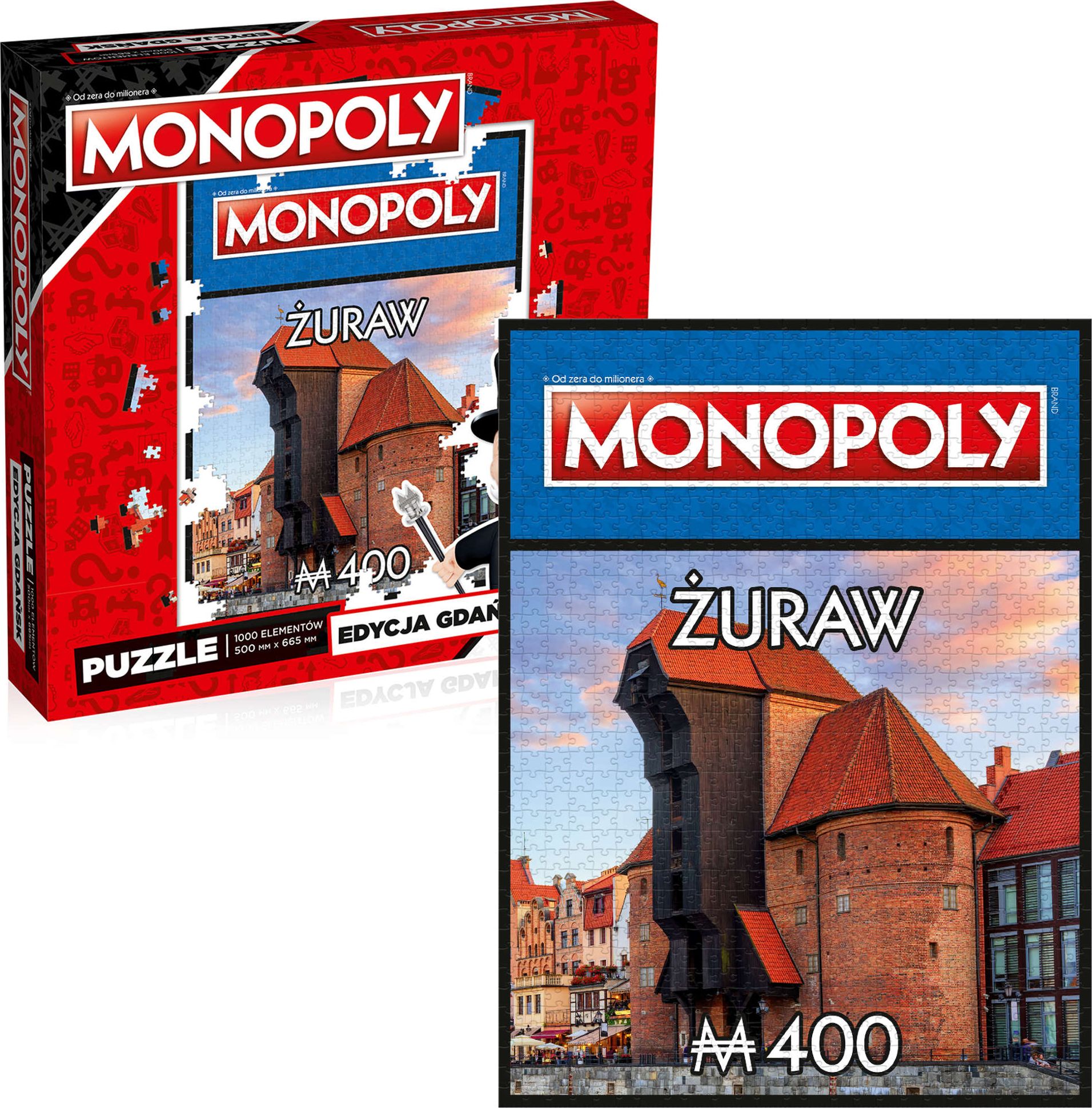Winning Moves Puzzle 1000 Monopoly Gdansk Crane