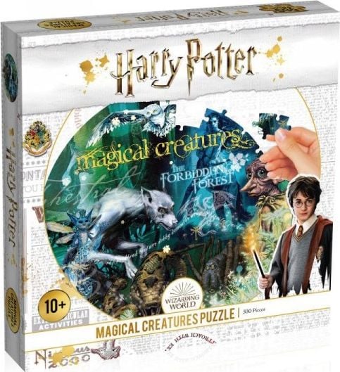 Puzzle Harry Potter Magical Creatures , 500 piese, Negru