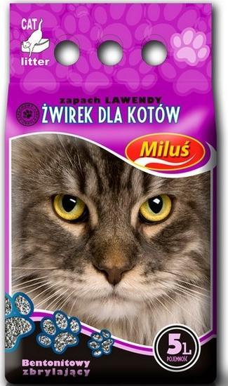 Litier pentru pisici Super Benek Miluś Lavanda 5 l