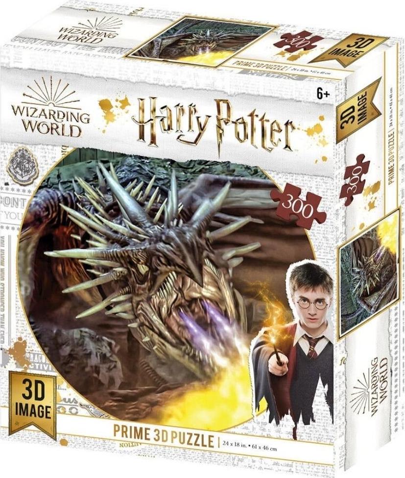 Wizarding World Harry Potter: Puzzle magic - Coada de corn maghiară (300 de piese)