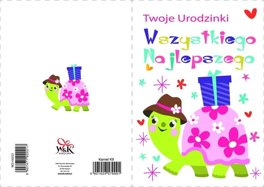 W&K Kartka okolicznościowa NO:192021