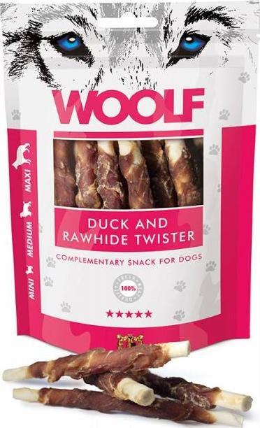 WOOLF Woolf Dog Delicacy 100g Duck&Wide Twister