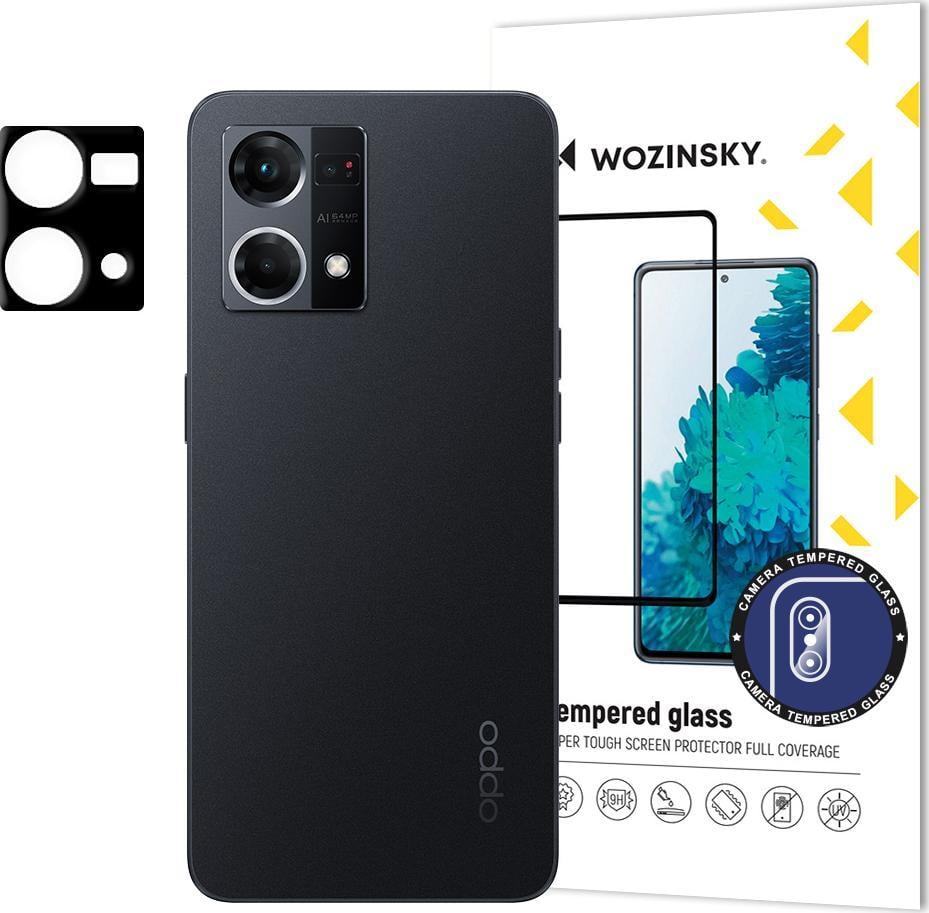 Wozinsky Wozinsky Full Camera Glass szkło hartowane 9H na cały aparat kamerę Oppo Reno7 5G