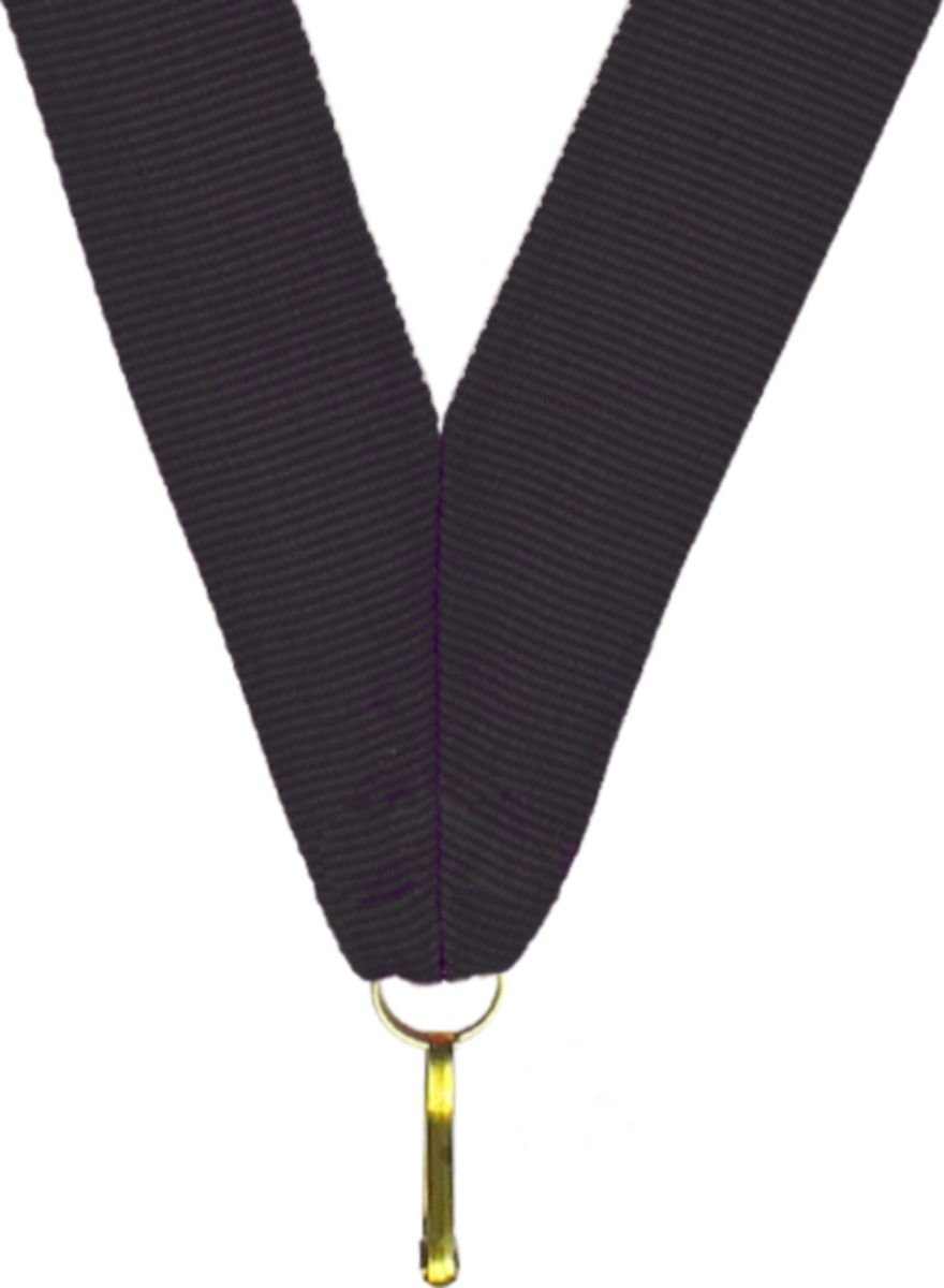 Medalii panglică de 22 mm lățime alb-negru