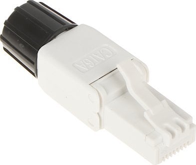 Conector RJ45 Cat6A 8P8C - conectorizare rapida prin presare (toolless)