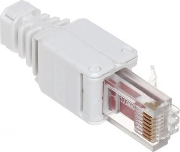 Conector RJ45 Cat6 8P8C - conectorizare rapida prin presare (toolless)