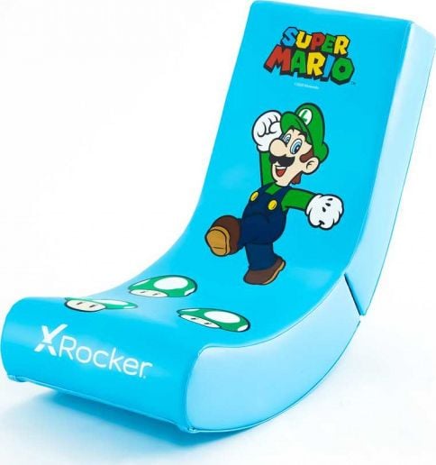Scaune gaming - X Rocker Nintendo Video Scaun Luigi albastru