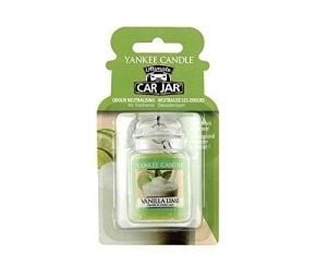 Yankee Candle Car Jar Ultimate Vanilla Lime Odorizant auto suspendat