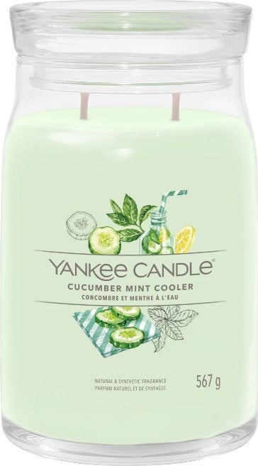 Yankee Candle Yankee Candle Signature Castravete Menta Cooler Lumanare mare 567g