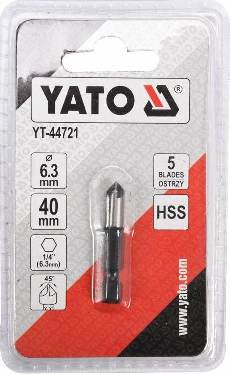 YATO countersinks LA METAL HEX 6.3mm YT-44721