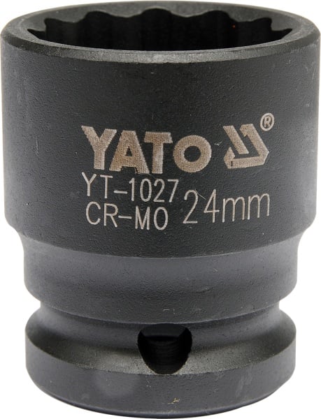 Yato Nasadka udarowa do piast dwunastokątna 1/2` 24mm (YT-1027)