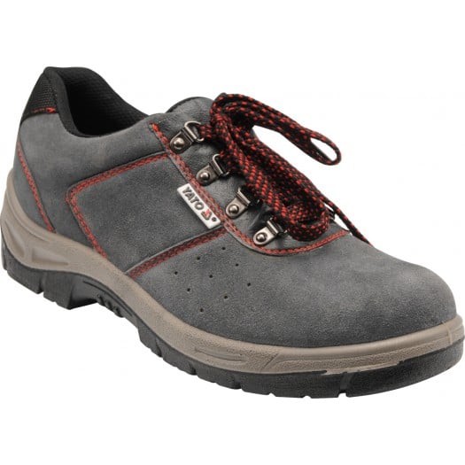 Pantofi de lucru din piele de bovina Yato Parena YT-80575, marimea 42, cat. S1P, gri