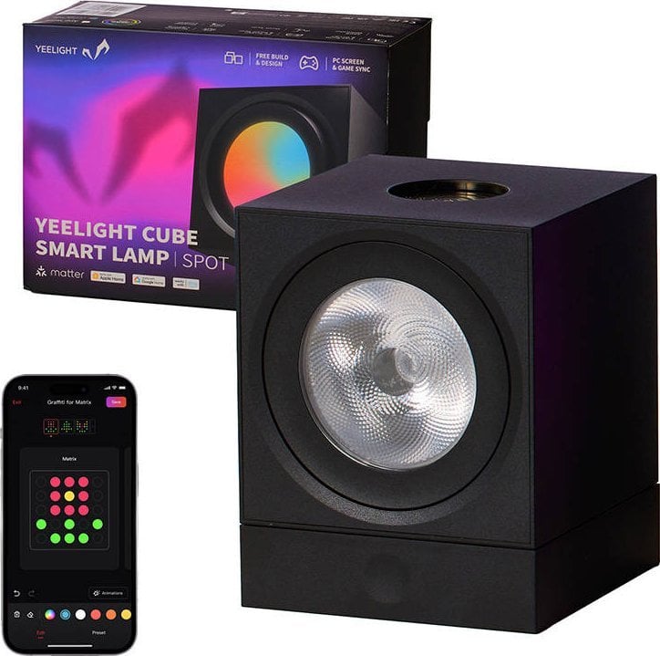 Yeelight Yeelight Świetlny panel gamingowy Smart Cube Light Spot - Baza