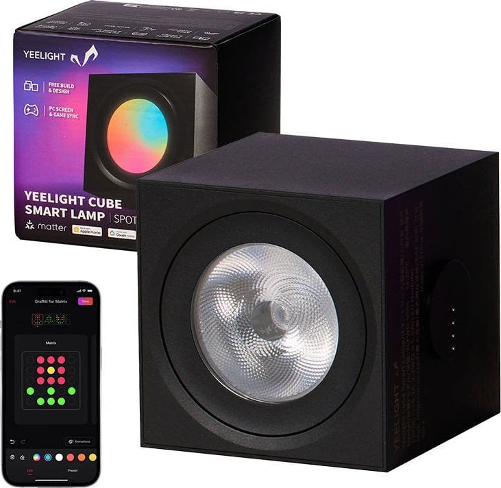 Tunere TV, placi video FM, placi de captura - Yeelight Yeelight Świetlny panel gamingowy Smart Cube Light Spot