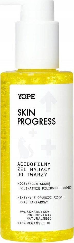 Yope Acidofilny żel do mycia twarzy SKIN PROGRESS, 150 ml