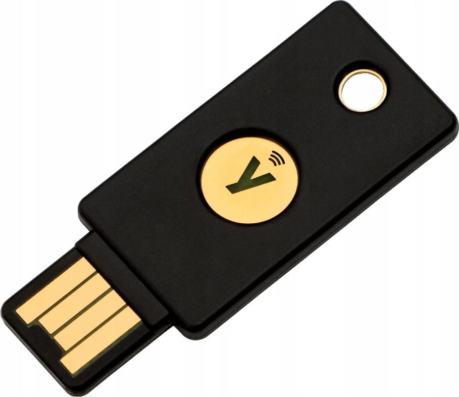 Dispozitiv criptografic securizat tip token, Yubico Yubikey 5 NFC, negru