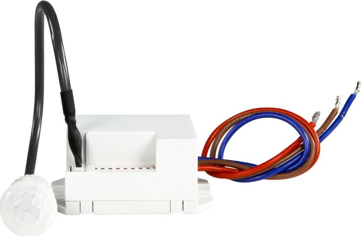 Senzor de miscare Zamel 800W PIR 120/360 grade miniatura cu sonda IP65 pe cablu MCR-08 EXT10000271